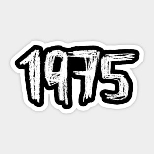 1975 Birthday, Birth Year 1975, Born in 1975 Sticker